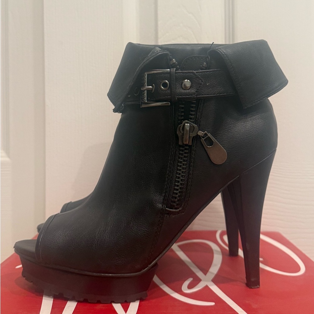 Guess Black Ankle Bootie